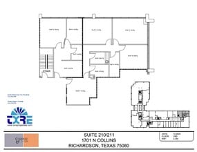 1701 N Collins Blvd, Richardson, TX for lease Floor Plan- Image 2 of 2
