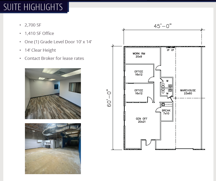 1131 S Airport Cir, Euless, TX for lease Floor Plan- Image 1 of 1