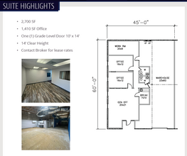 1131 S Airport Cir, Euless, TX for lease Floor Plan- Image 1 of 1