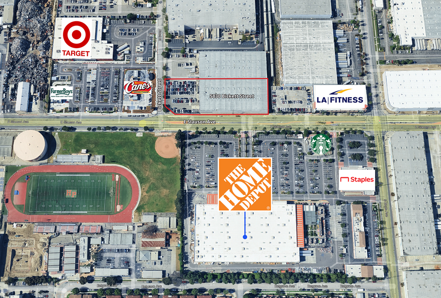 5820-5830 Bickett St, Huntington Park, CA à louer - Photo du bâtiment - Image 2 de 10