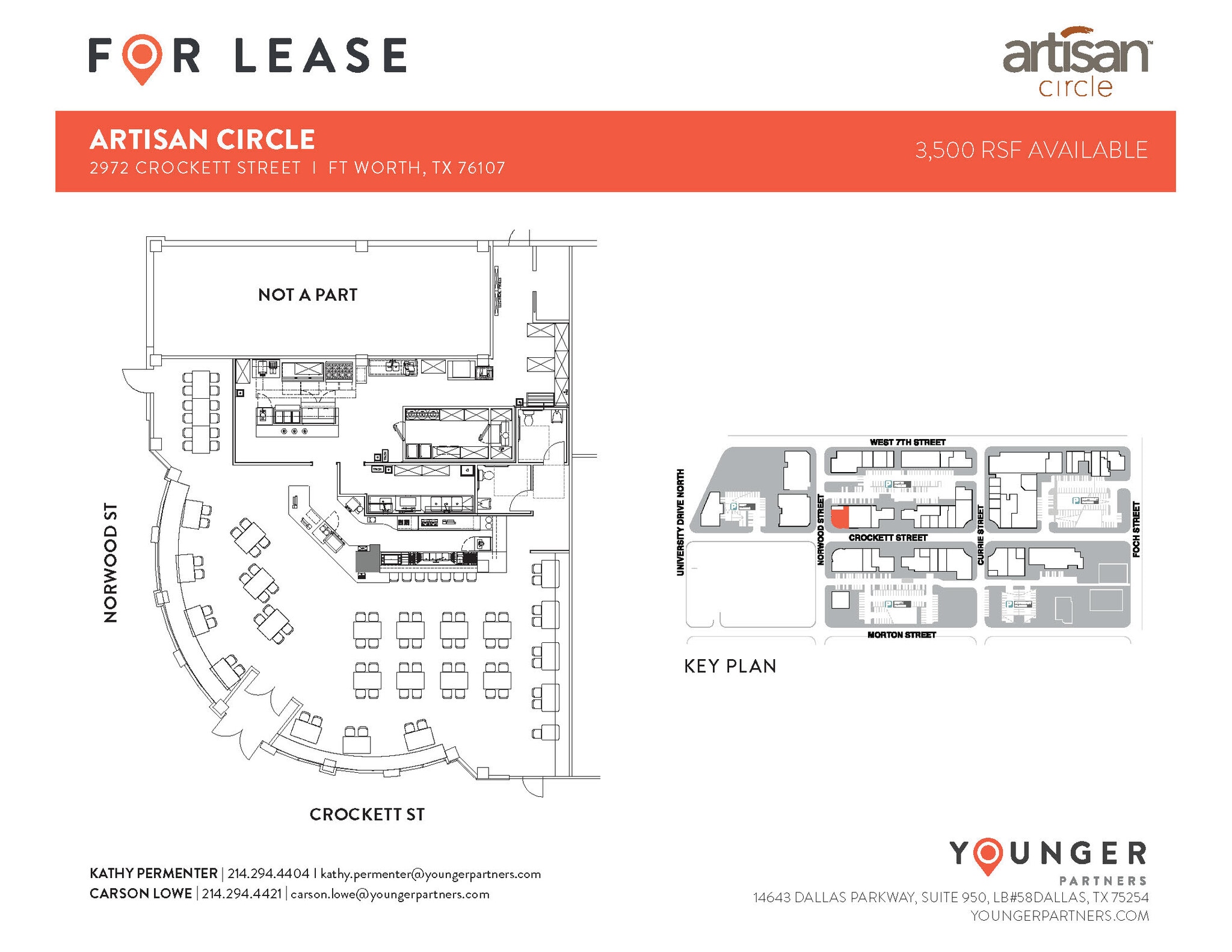2973 W 7th St, Fort Worth, TX for lease Floor Plan- Image 1 of 1