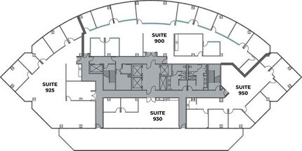 9255 Towne Centre Dr, San Diego, CA à louer Plan d’étage- Image 1 de 8