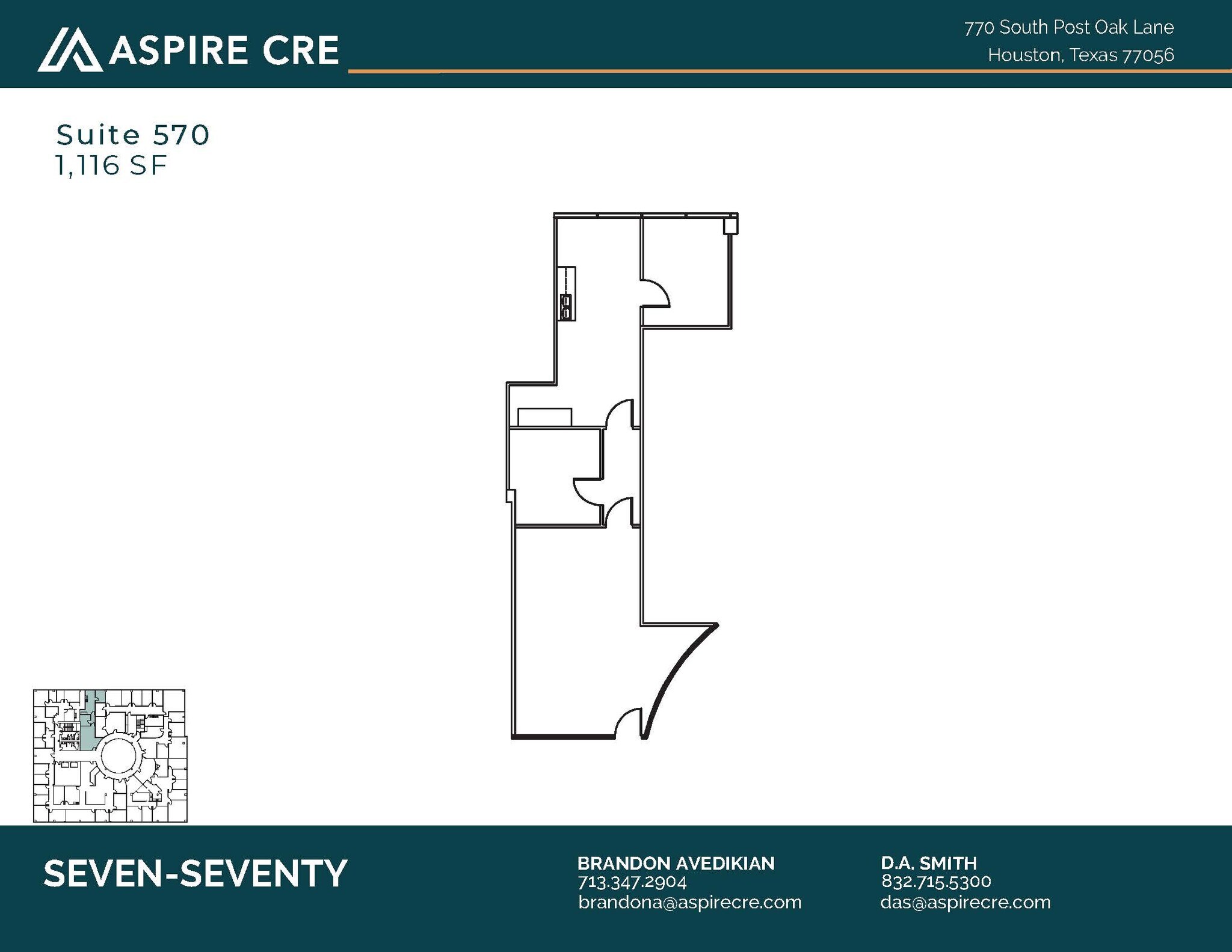 770 S Post Oak Ln, Houston, TX for lease Floor Plan- Image 1 of 4
