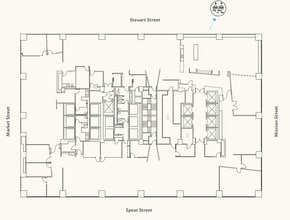 1 Market St, San Francisco, CA for lease Floor Plan- Image 1 of 7