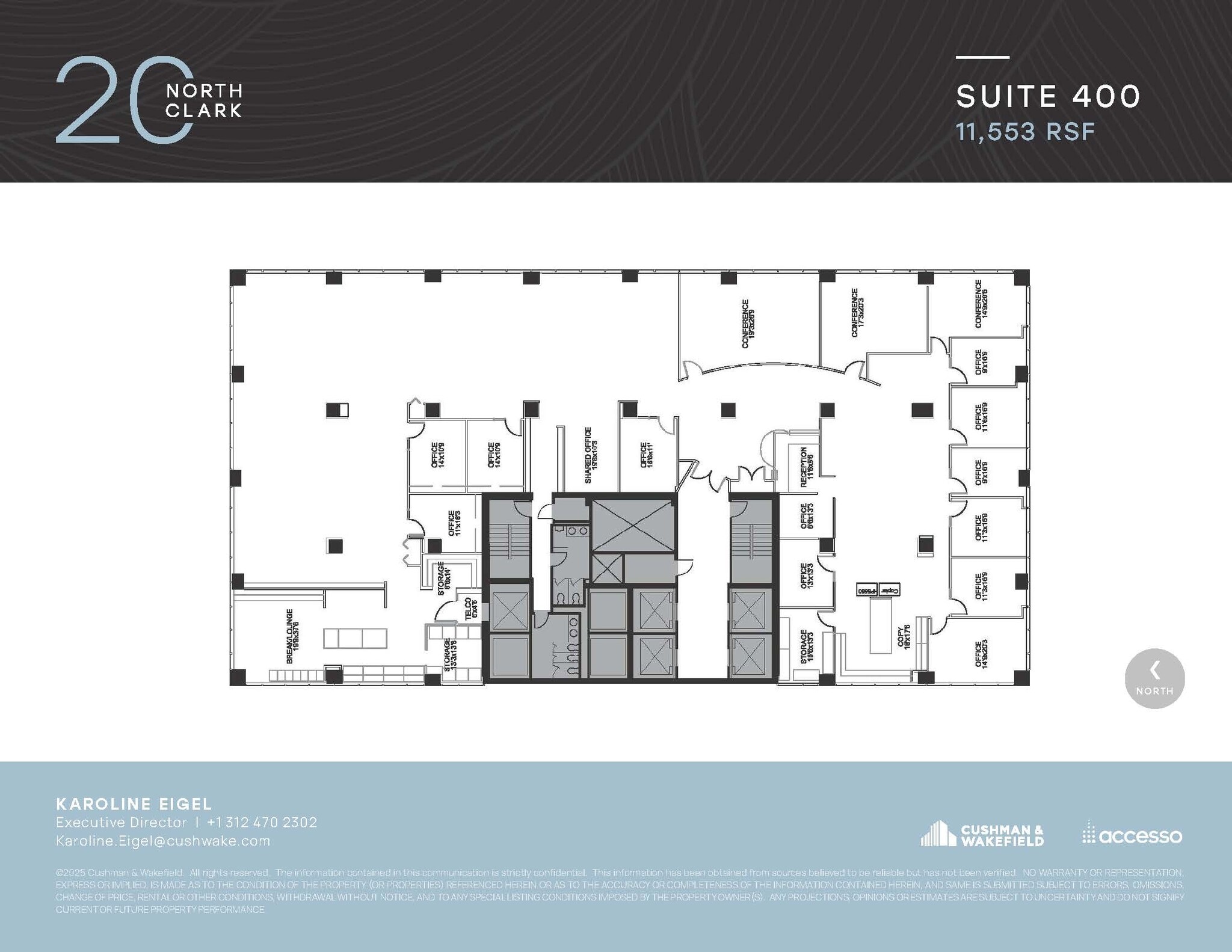 20 N Clark St, Chicago, IL for lease Floor Plan- Image 1 of 1