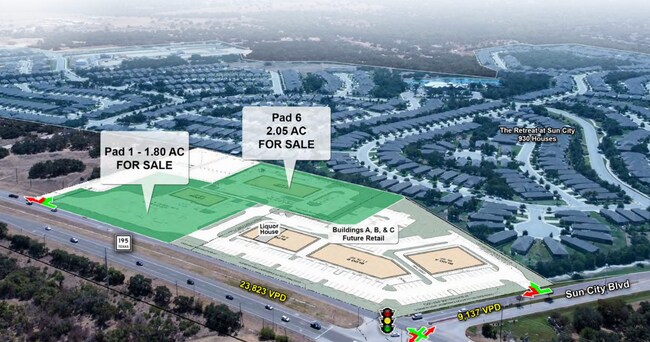 More details for TX-195 & Sun City Blvd, Georgetown, TX - Land for Sale