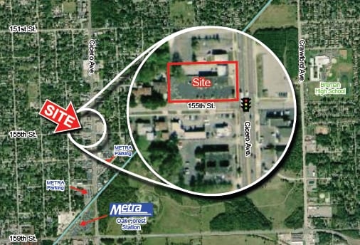 15460 S Cicero Ave, Oak Forest, IL for sale - Aerial - Image 3 of 5