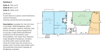 3020 Bridgeway, Sausalito, CA for lease Interior Photo- Image 1 of 1
