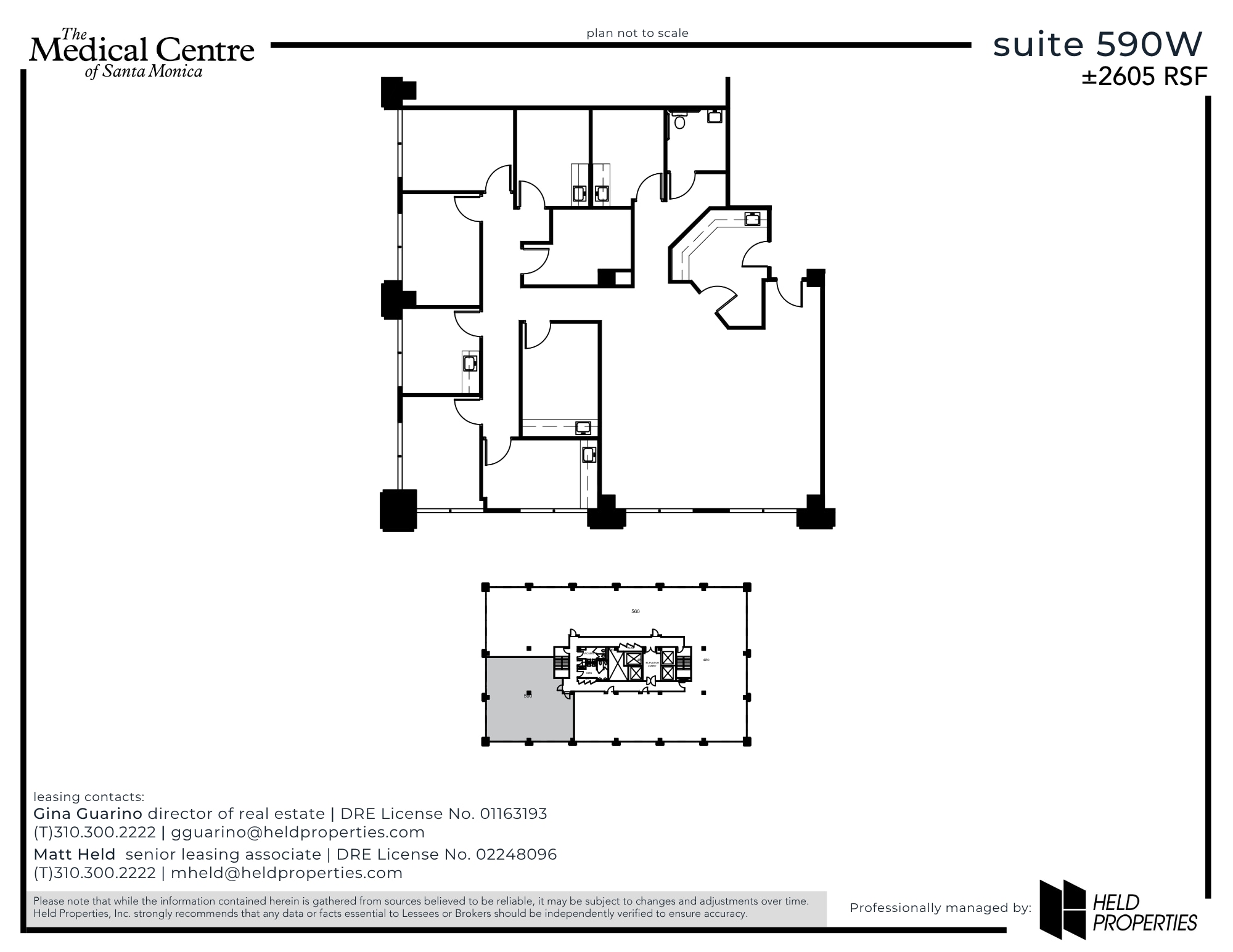 2001 Santa Monica Blvd, Santa Monica, CA for lease Floor Plan- Image 1 of 2