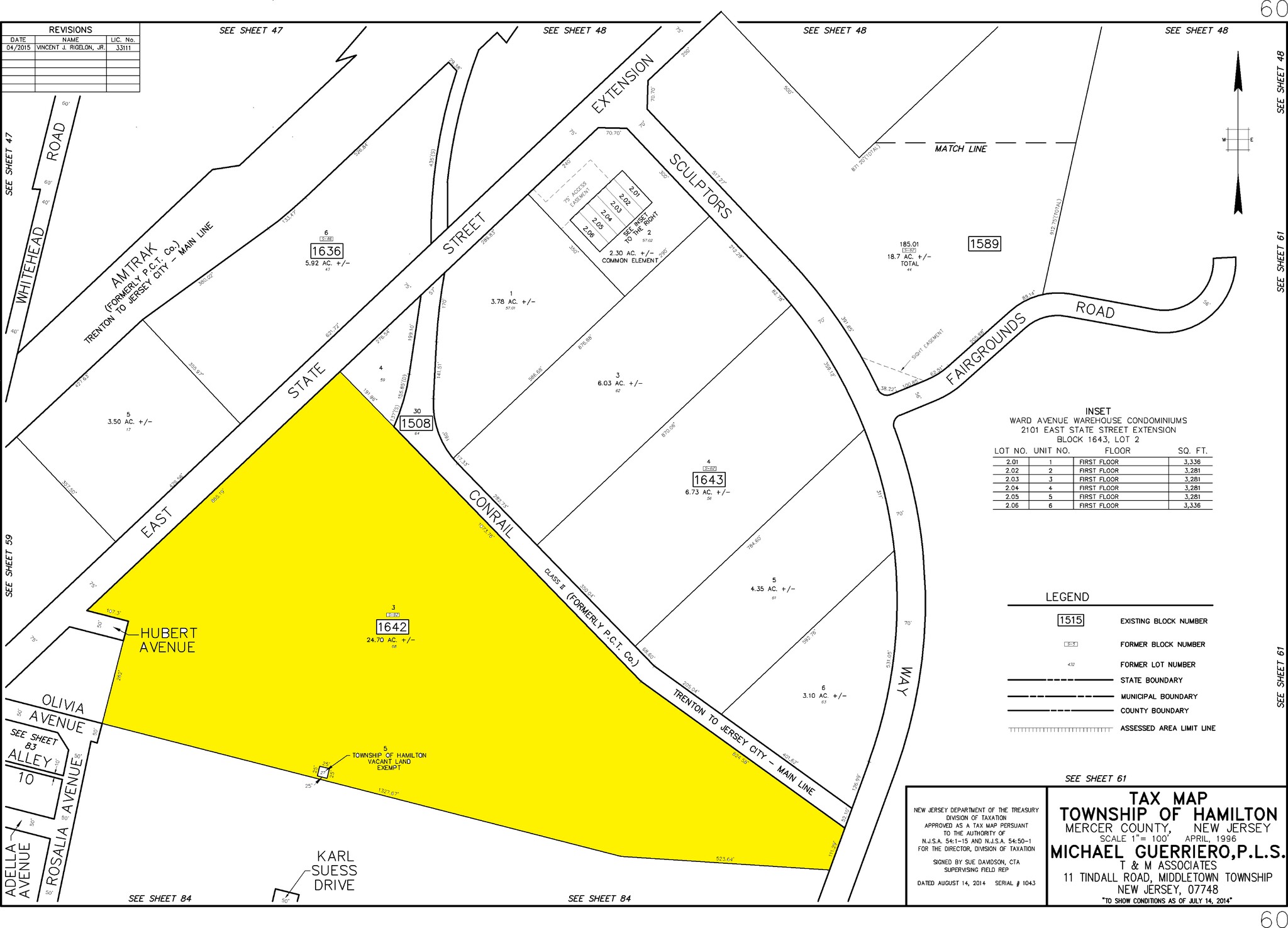 1945 E State St, Trenton, NJ à louer Plan cadastral- Image 1 de 2