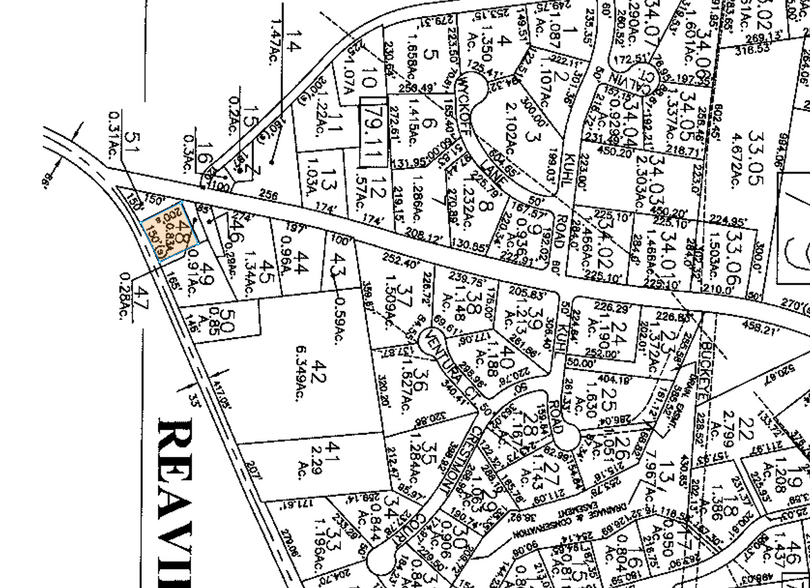 3 Amwell Rd, Flemington, NJ à vendre - Plan cadastral - Image 2 de 2