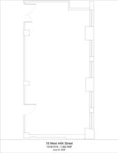 19 W 44th St, New York, NY for lease Floor Plan- Image 1 of 2