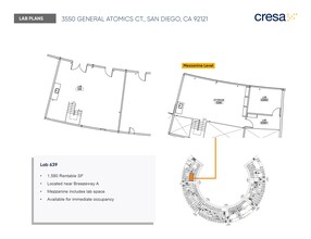 3550 General Atomics Ct, San Diego, CA for lease Floor Plan- Image 1 of 1