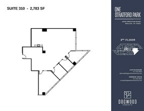 18383 Preston Rd, Dallas, TX à louer Plan d’étage- Image 1 de 5