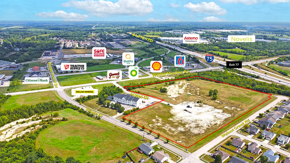 351 Hotel Ct, Berea, KY à vendre - Aérien - Image 2 de 8