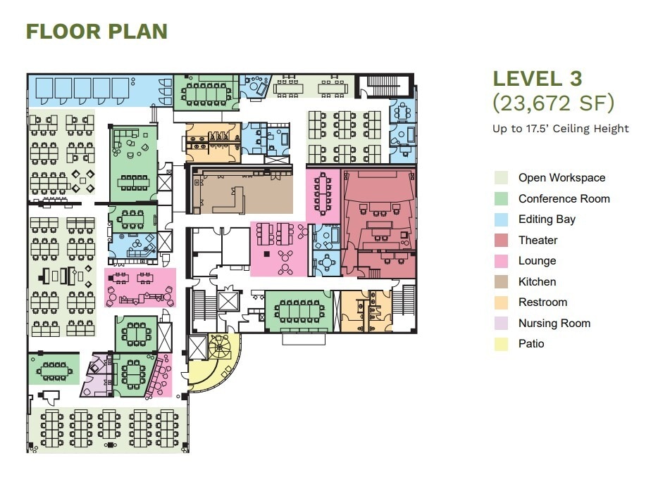1377 N Serrano Ave, Los Angeles, CA à louer Plan d’étage- Image 1 de 1