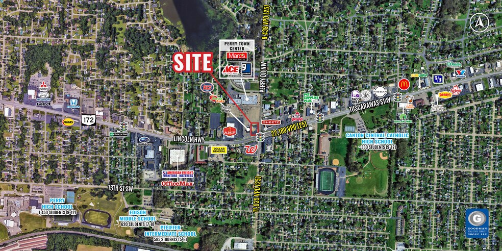 5101 Tuscarawas St W, Canton, OH à louer - Aérien - Image 2 de 6