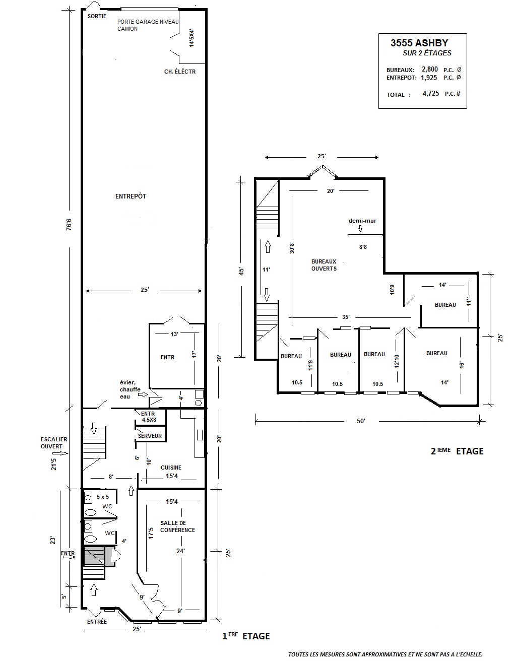3539-3591 Rue Ashby, Saint-Laurent, QC for lease Interior Photo- Image 1 of 1