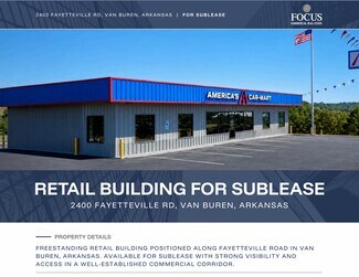 Plus de détails pour 2400 Fayetteville Rd, Van Buren, AR - Commerce de détail à louer
