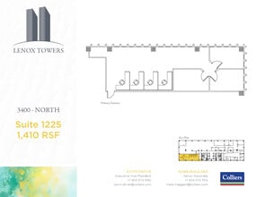 3400 Peachtree Rd NE, Atlanta, GA à louer Plan d’étage- Image 1 de 1