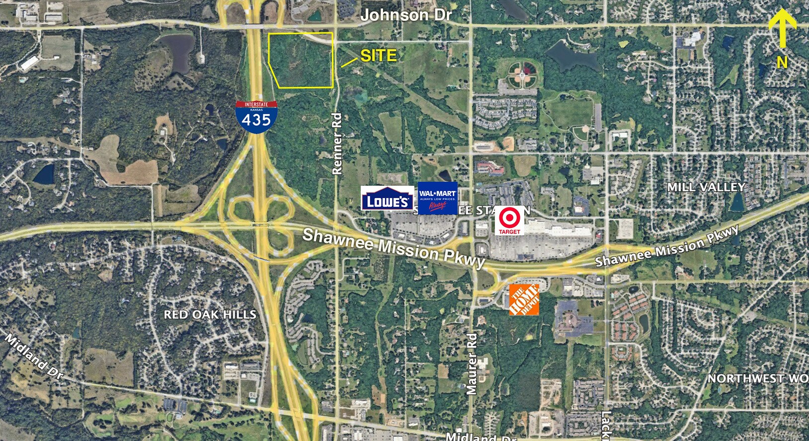 SEC of I-435 & Johnson Dr dr, Shawnee, KS à vendre Photo du bâtiment- Image 1 de 2