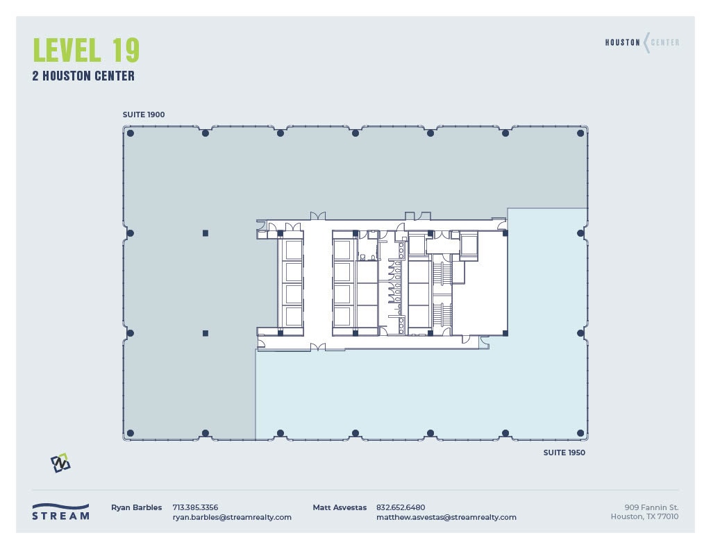 909 Fannin St, Houston, TX for lease Floor Plan- Image 1 of 1