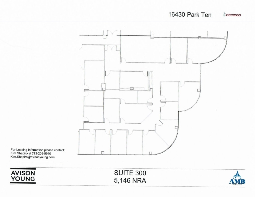 16340 Park Ten Place Dr, Houston, TX à louer Plan d’étage- Image 1 de 1
