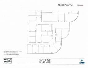 16340 Park Ten Place Dr, Houston, TX à louer Plan d’étage- Image 1 de 1