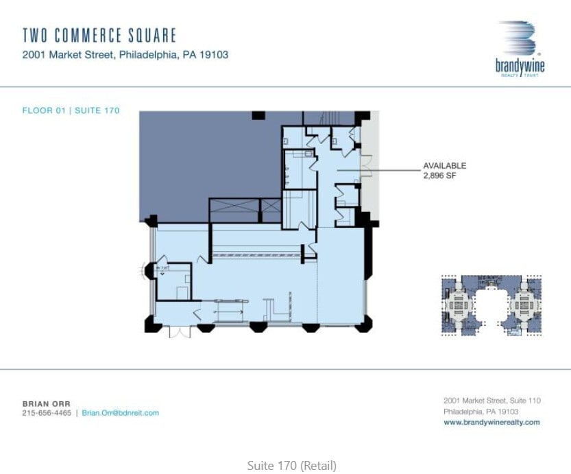 2001 Market St, Philadelphia, PA for lease Floor Plan- Image 1 of 1