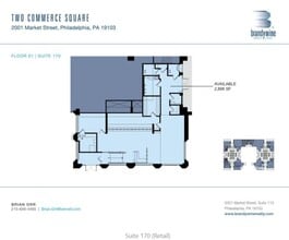 2001 Market St, Philadelphia, PA for lease Floor Plan- Image 1 of 1