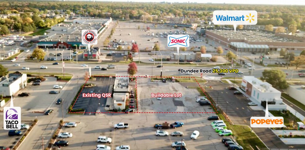 1158 E Dundee Rd, Palatine, IL à louer - Photo du bâtiment - Image 1 de 4