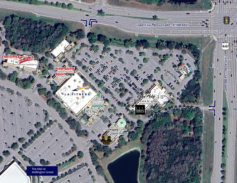 10100-10280 W Forest Hill Blvd, Wellington, FL à louer - Aérien - Image 2 de 4