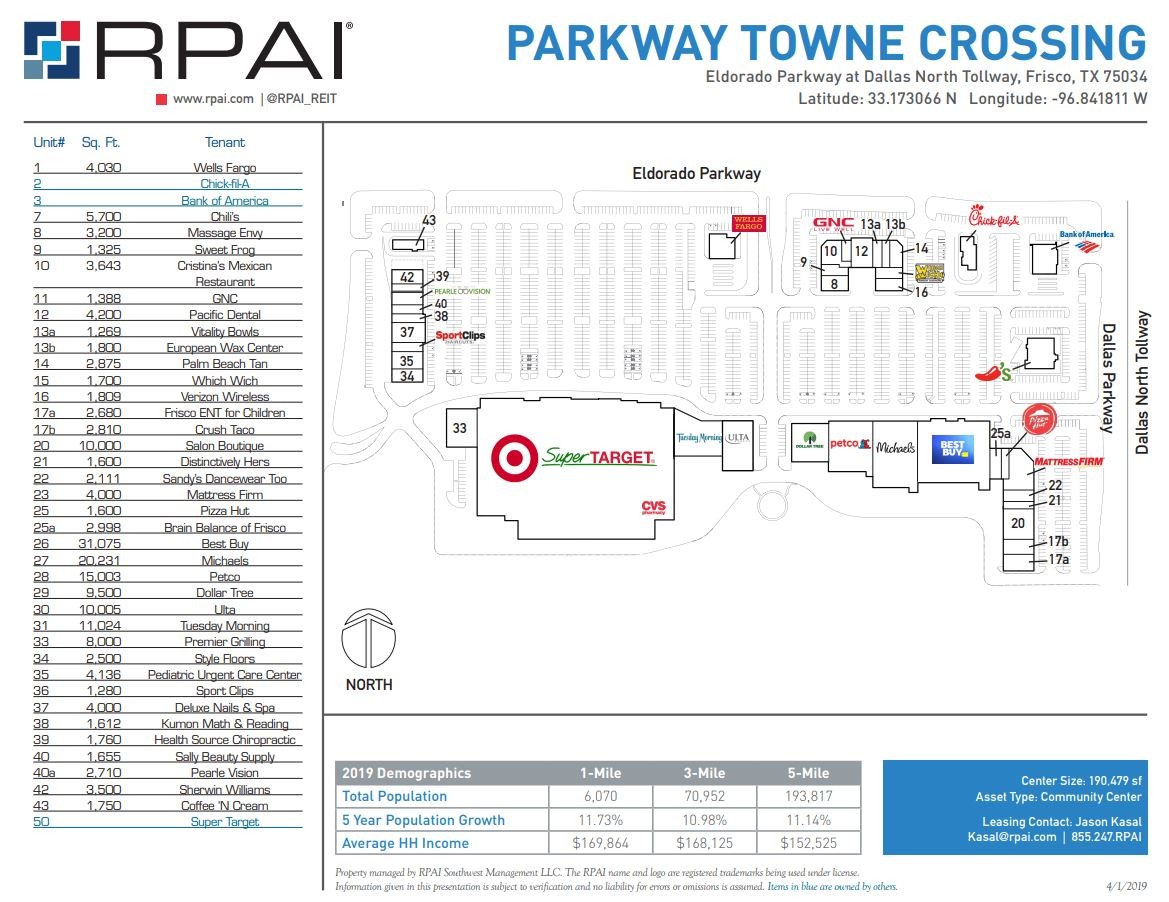 11445 Dallas Pky, Frisco, TX for sale Site Plan- Image 1 of 1