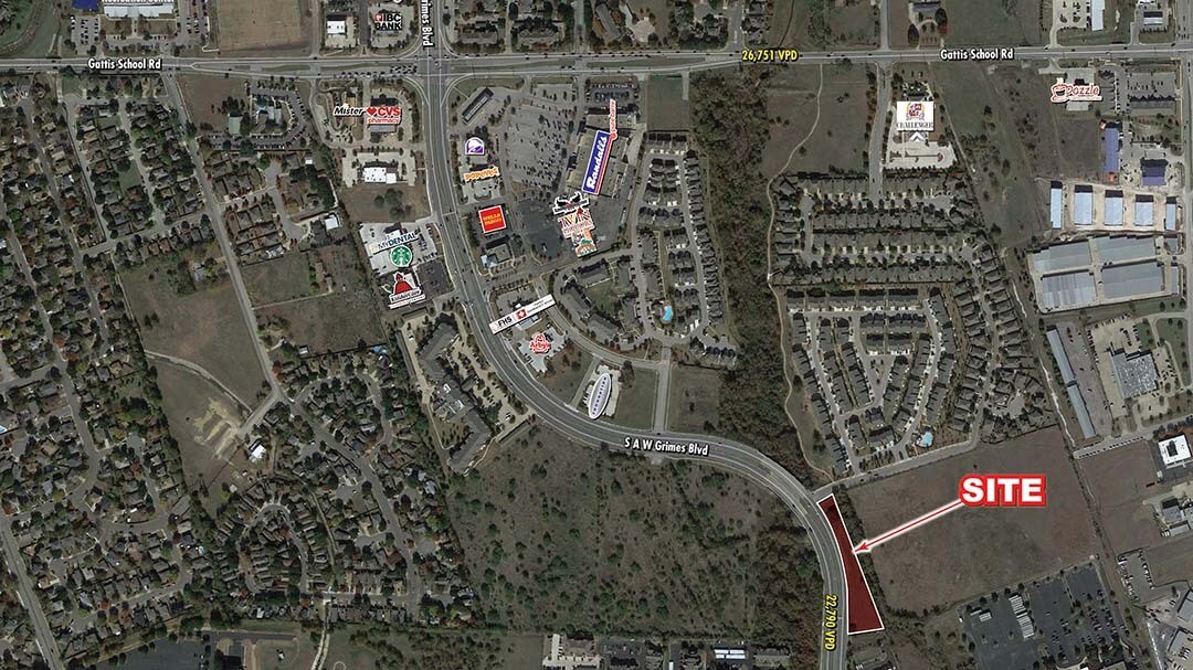 2471 S AW Grimes Blvd, Round Rock, TX à vendre Aérien- Image 1 de 6