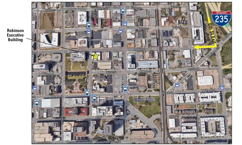 612-620 N Robinson Ave, Oklahoma City, OK for lease - Aerial - Image 2 of 11