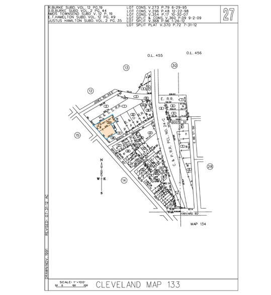 8219 Broadway Ave, Cleveland, OH for sale - Plat Map - Image 2 of 2