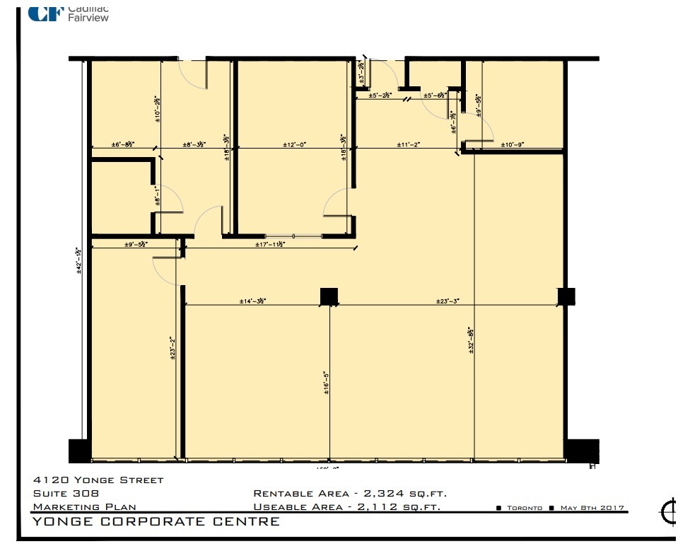 4120 Yonge St, Toronto, ON for lease Floor Plan- Image 1 of 1