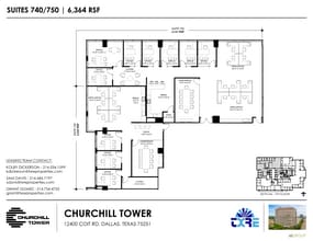12400 Coit Rd, Dallas, TX for lease Floor Plan- Image 2 of 2
