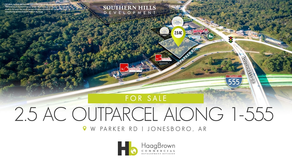 Parker Rd, Jonesboro, AR à vendre - Aérien - Image 1 de 10