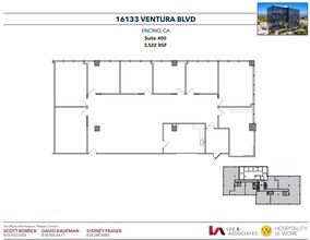 16133 Ventura Blvd, Encino, CA à louer Plan d  tage- Image 1 de 1