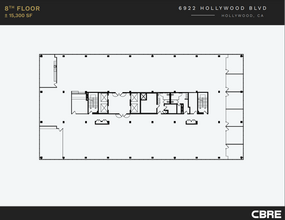 6922 Hollywood Blvd, Los Angeles, CA for lease Floor Plan- Image 1 of 1