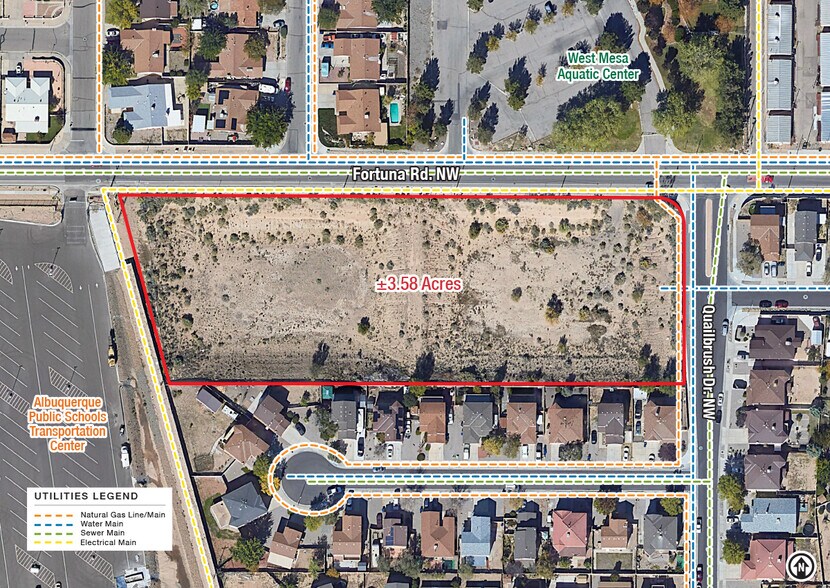 SWC Fortuna Rd & Quailbrush NW Rd, Albuquerque, NM à vendre - Photo du bâtiment - Image 2 de 3