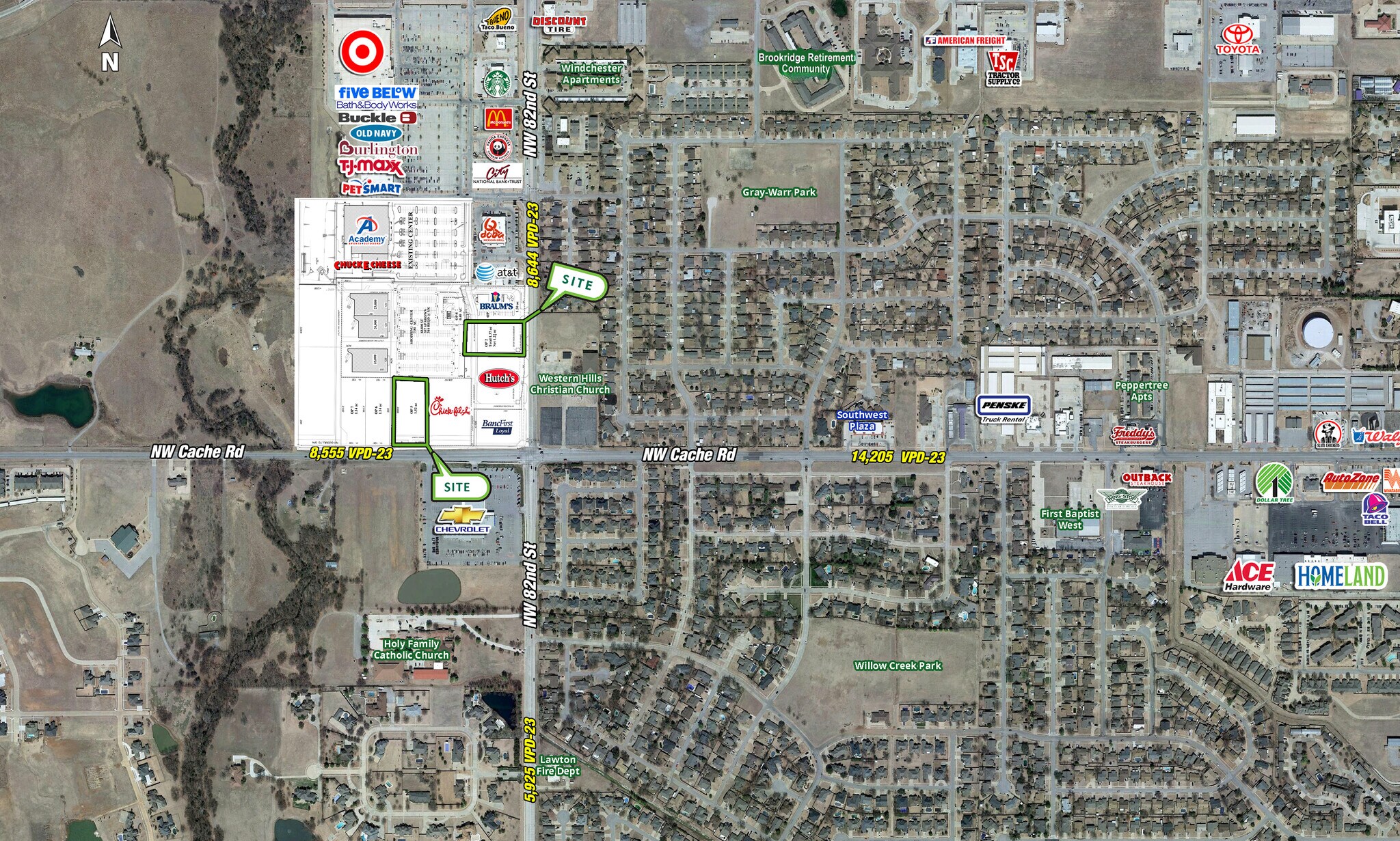 NWQ of NW Cache Rd & NW 82nd St, Lawton, OK à vendre Photo principale- Image 1 de 4