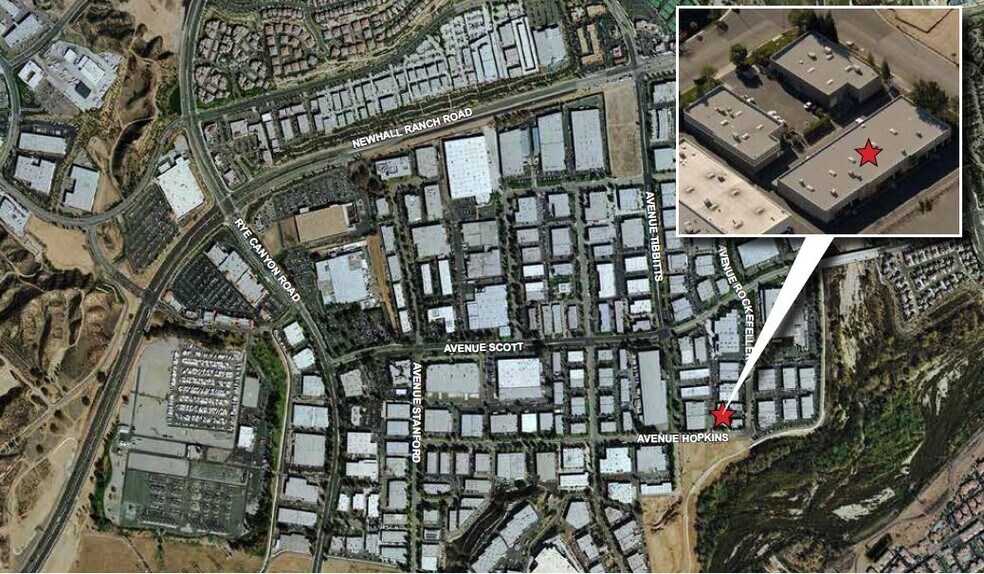 27520 Avenue Hopkins, Valencia, CA à louer - Aérien - Image 2 de 4