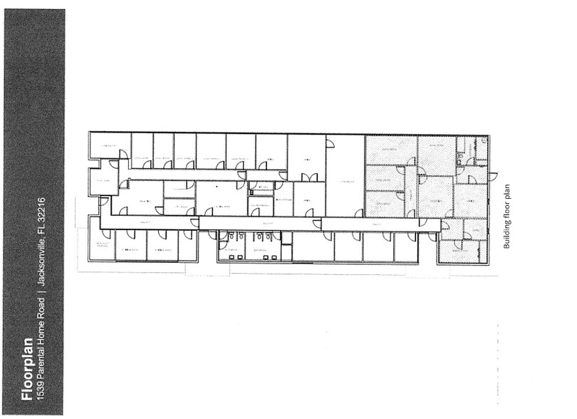 1539 Parental Home Rd, Jacksonville, FL à louer - Plan d’étage - Image 2 de 13