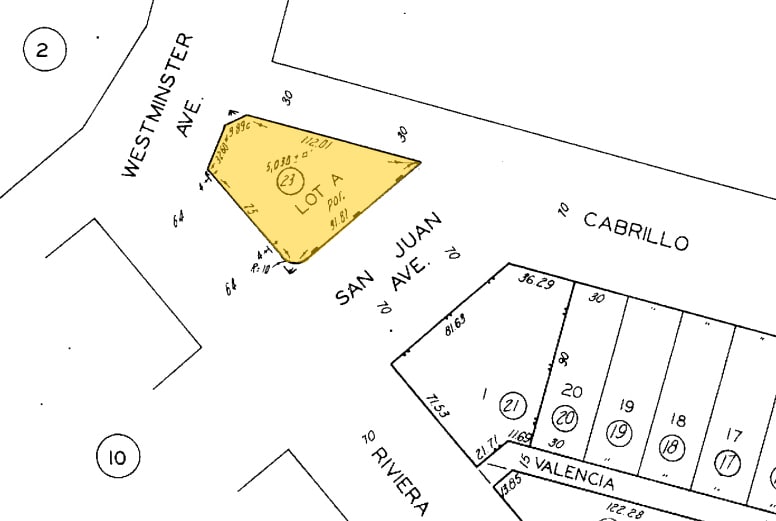 248 Westminster Ave, Venice, CA for lease - Plat Map - Image 2 of 29