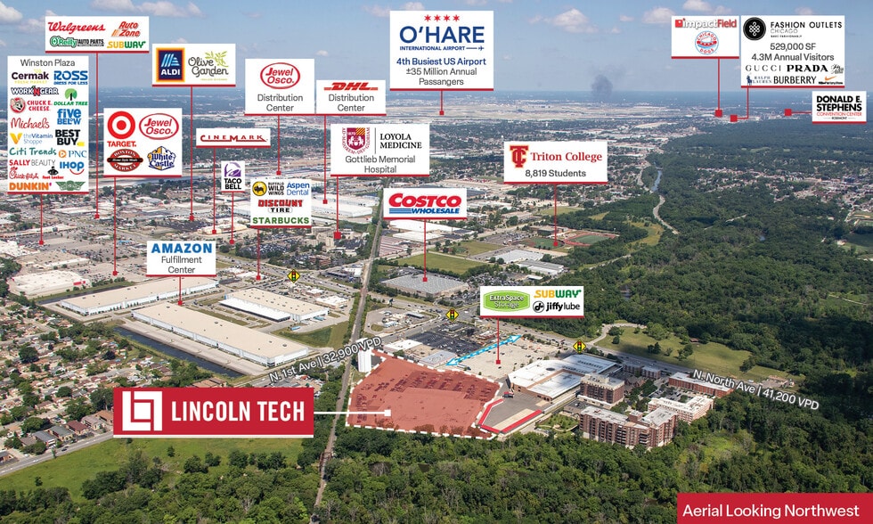 8317 W North Ave, Melrose Park, IL for sale - Building Photo - Image 2 of 8