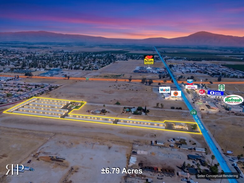 2310 Taft Hwy, Bakersfield, CA à vendre - Plan de site - Image 3 de 9