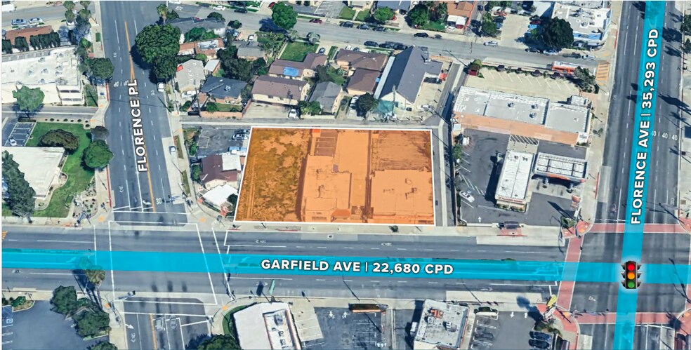 7206, 7208, and 7218 Garfield Ave portefeuille de 3 propriétés à vendre sur LoopNet.ca - Aérien - Image 2 de 8