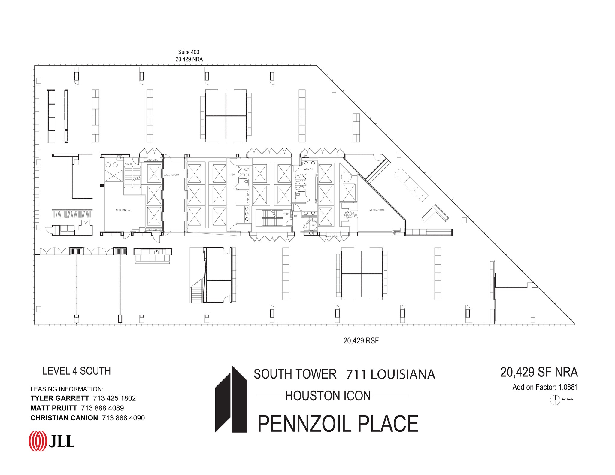 711 Louisiana St, Houston, TX for lease Floor Plan- Image 1 of 1